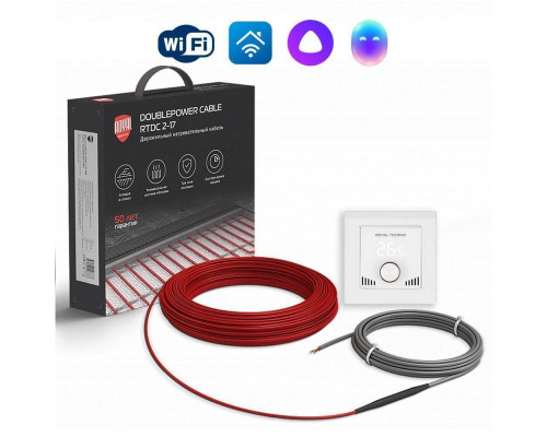 Нагревательный кабель Royal Thermo RTDC 2-17-2500 с терморегулятором RTI-16 1686009