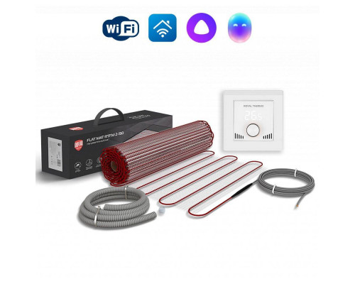 Нагревательный мат Royal Thermo Flat Mat RTFM 2-150-2 2 м² с терморегулятором RTI-16 RTFM 2-150-2 / RTI-16
