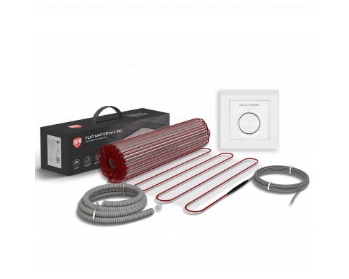 Мат нагревательный Royal Thermo Flat Mat RTFM 2-150-1,5 1,5 м² с терморегулятором RTO-16 1685619
