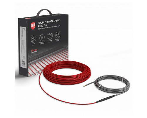 Кабель нагревательный Royal Thermo RTDC 2-17-500 с терморегулятором RTO-16 1685988